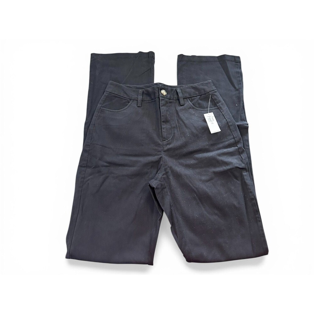 Old Navy High Rise Boot Cut Stretch Pants Black Size 2 Tall Womens NWT